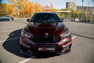 Капот в М-Стиле BMW X6 в кузове F16